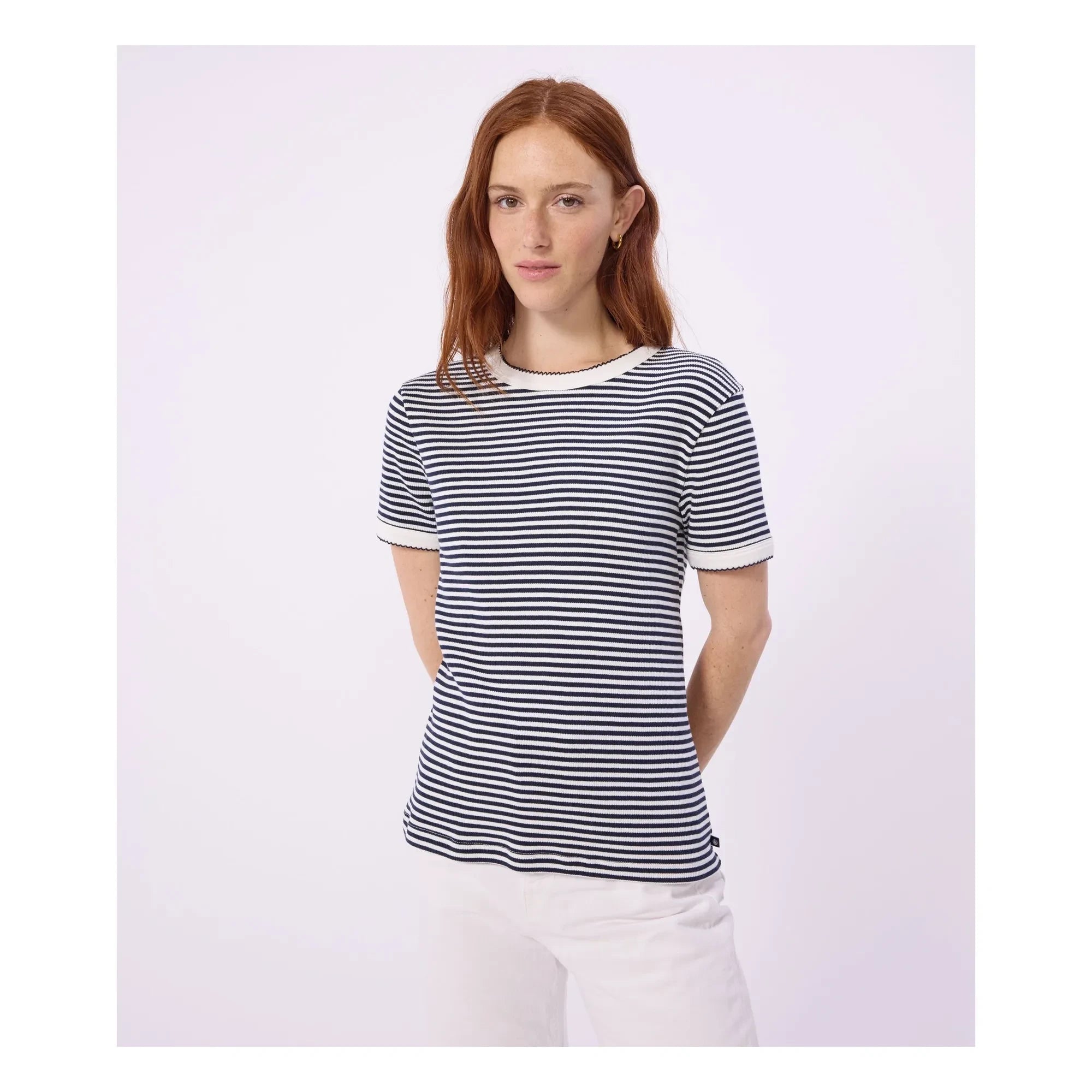 Petit Bateau - İkonik Çizgili Tişört | Lacivert