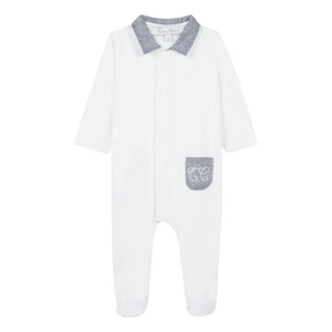 Tartine et Chocolat - Foliage Sleepwear Pyjama | Weiß