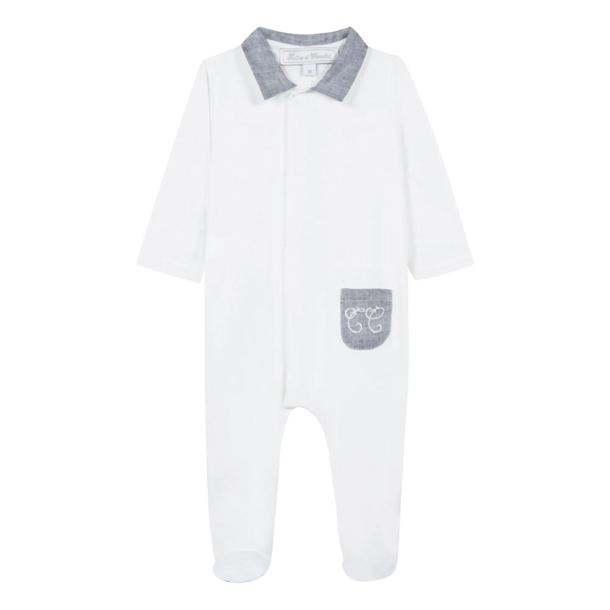 Tartine et Chocolat - Foliage Sleepwear Pijama | Beyaz