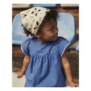 Copenhagen Colors - Bluse mit Troddeln Bio-Baumwolle | Blau