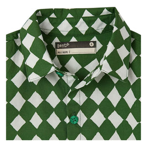 Fabula - Damier Hemd | Grün