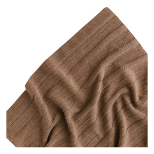 Hvid - Holly Merino Wool Blanket | Chocolate