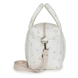 Babyshower - High Park Cherries Wickeltasche | Ecru
