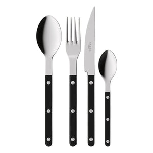 Sabre - Juego de cubiertos de 24 piezas | Negro