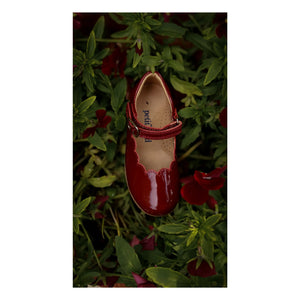 Petit Nord - Zimtrot | Scallop Mary Jane Ballerina