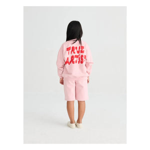 True Artist - Sweat N°11 True Artist Organik pamuk | Soluk Pembe