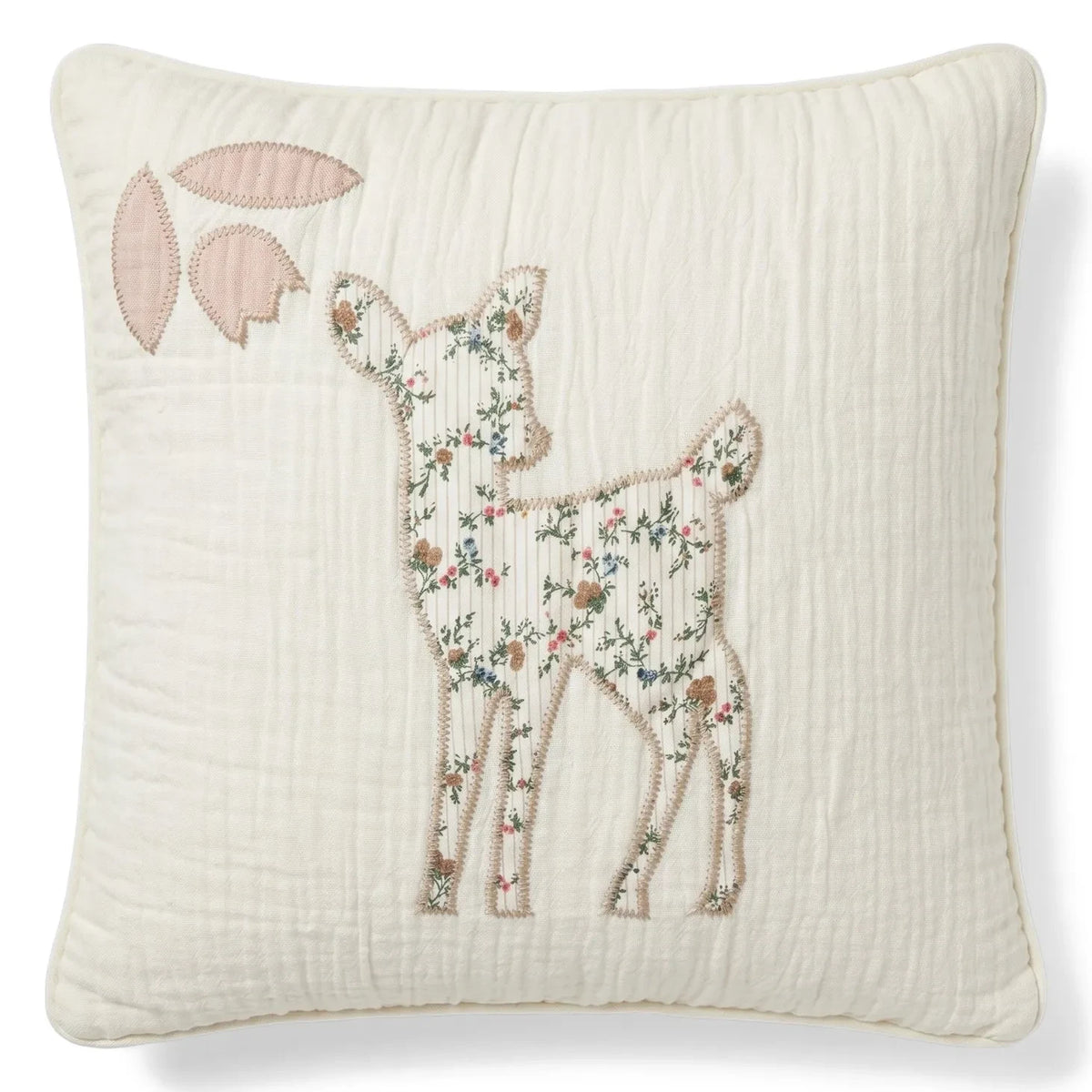 Editions Aimable - Fawn Hector pillow | Ivory Muslin