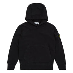 Stone Island - Sudadera con capucha y logo | Negro