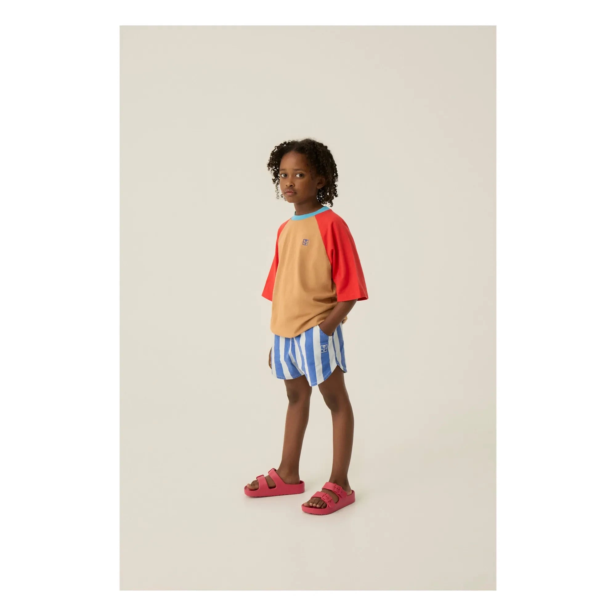 The Campamento - Camiseta oversize con bloques de color | Camel