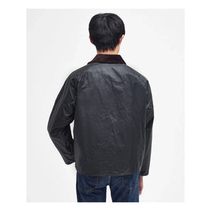 Barbour - Transport Wax Bone Jacke | Schwarz