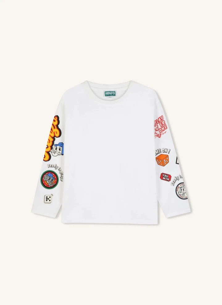 Kenzo - قميص بشعار Kenzo | أبيض
