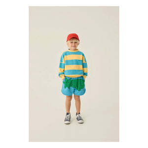 The Campamento - Oversize Çizgili Sweat | Sarı