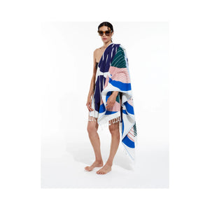Mapoésie - Beach towel Cinétique | Lila
