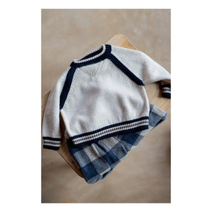 1+ in the family - Pantalones Polares de Cuadros Firenze | Azul Oscuro