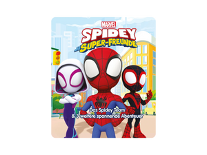 Tonies - Almanca Spidey ve Süper Arkadaşları - Spidey Ekibi ve 3 heyecan verici macera daha - Marvel Spidey and His Amazing Friends