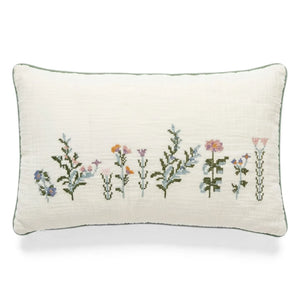 Editions Aimable - Hubert Flowers Almohada | Crema de gasa