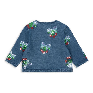 Konges Sløjd - Magot Sequin Denim Jacket Made of Organic Cotton | Blue