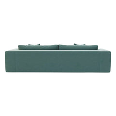 Panac Edition - Sofá de terciopelo crudo Bellechasse de 4 plazas - 260 cm | Azul marino