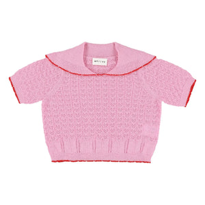 Morley - Pointelle Xango T-Shirt | Candy Pink