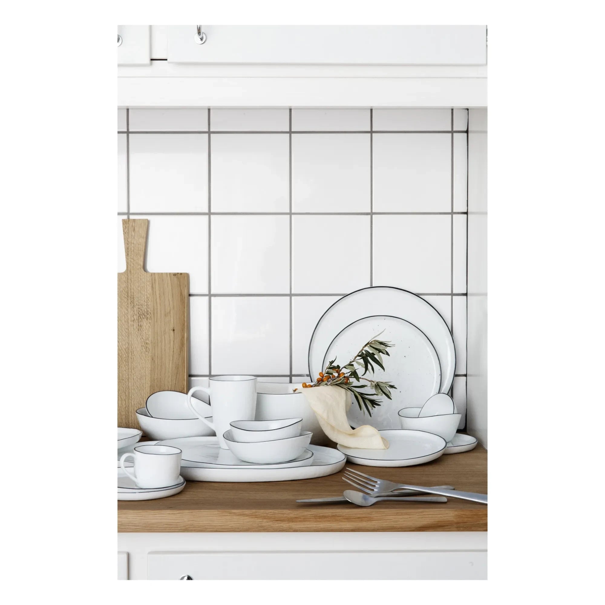Broste Copenhagen - Salt Porcelain Plate