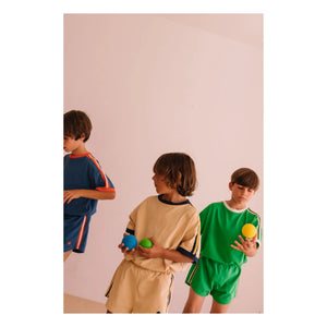 We Are Kids - Taylor Camiseta de Algodón Orgánico Contraste | Meadow Green