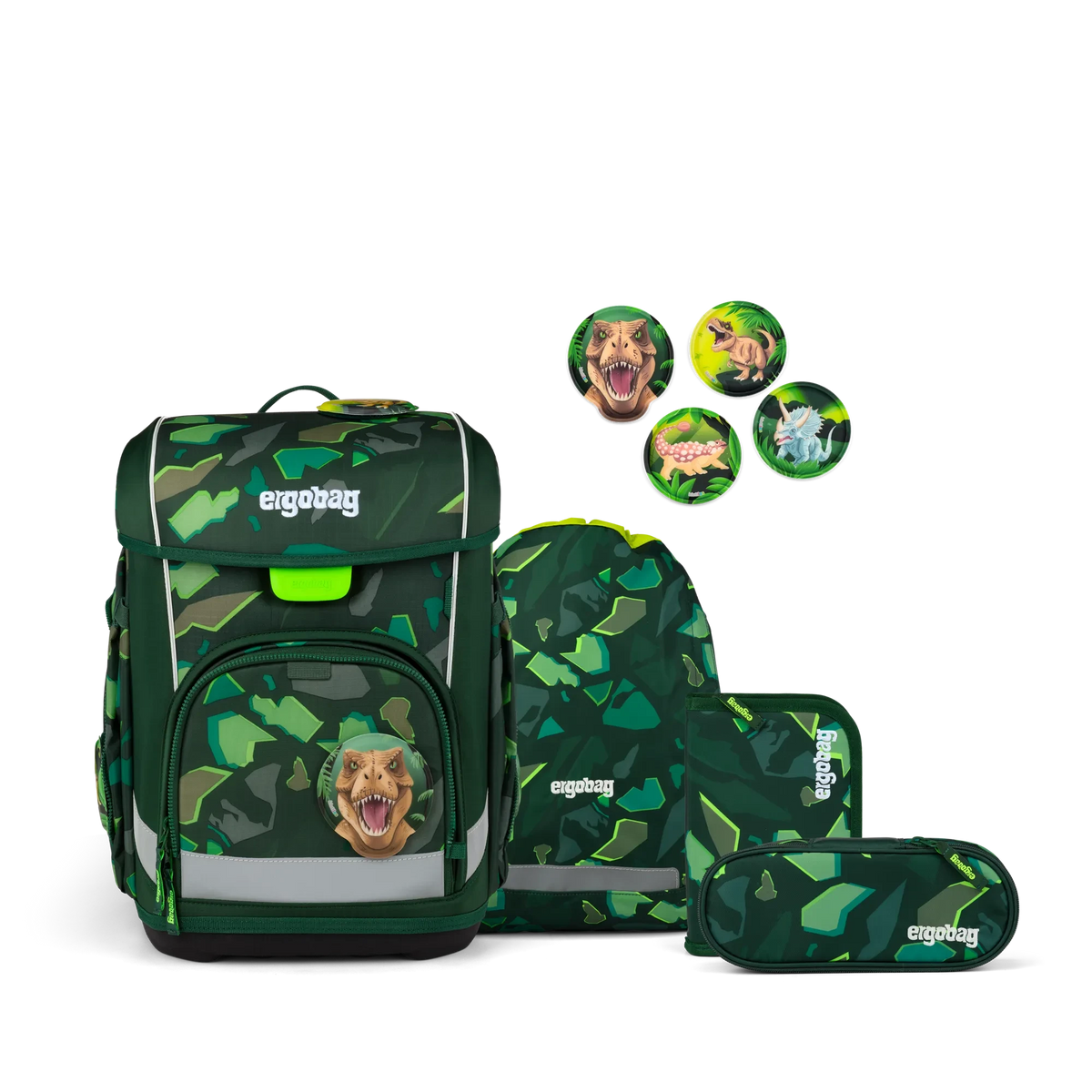 Ergobag - مجموعة حقائب المدرسة cubo Bearasaurus
