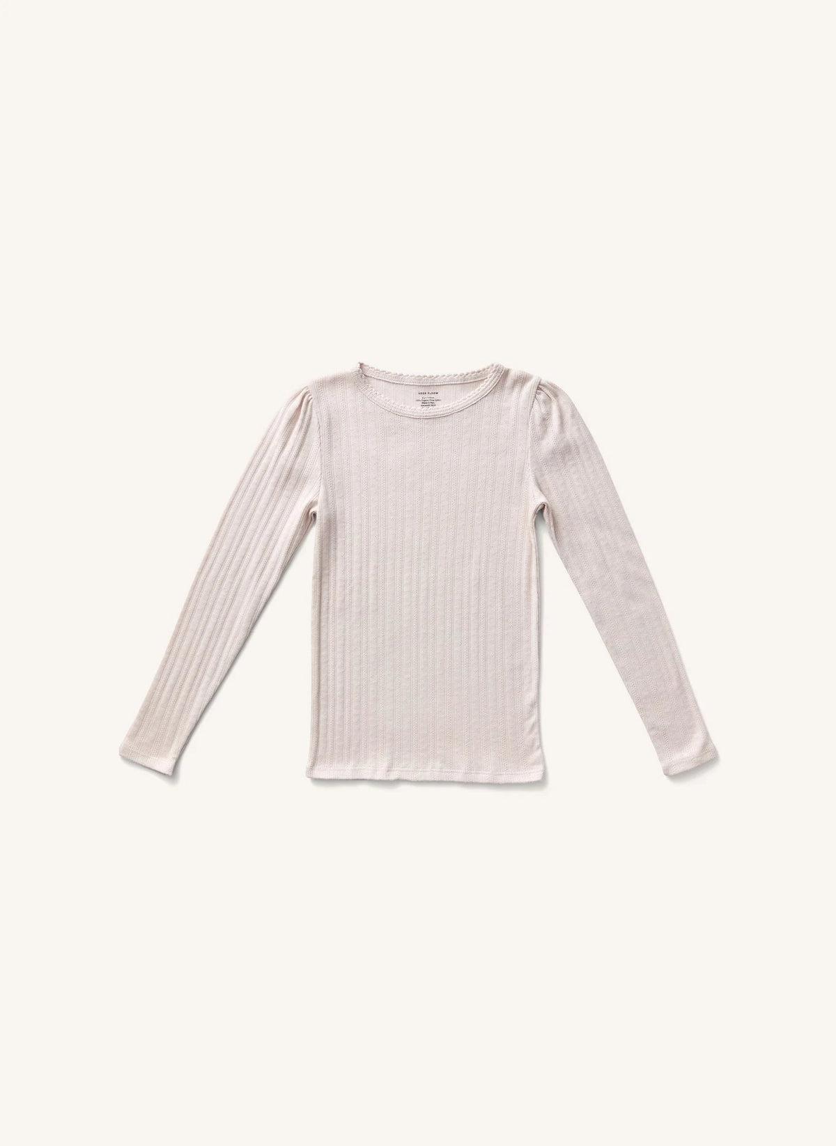 Soor Ploom - Camiseta de Punto | Rosa Pálido