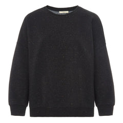 Sessùn – Chebbi Gepunktetes Baumwoll-Sweatshirt | Schwarz