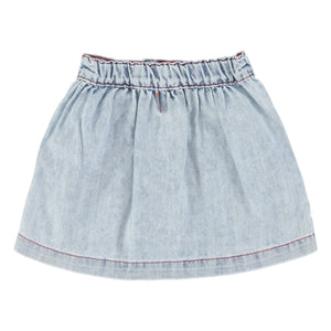 Piupiuchick - Gewaschener blauer Denim-Rock