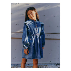 Marlot Paris - Emilie Denim Elbise | Mavi