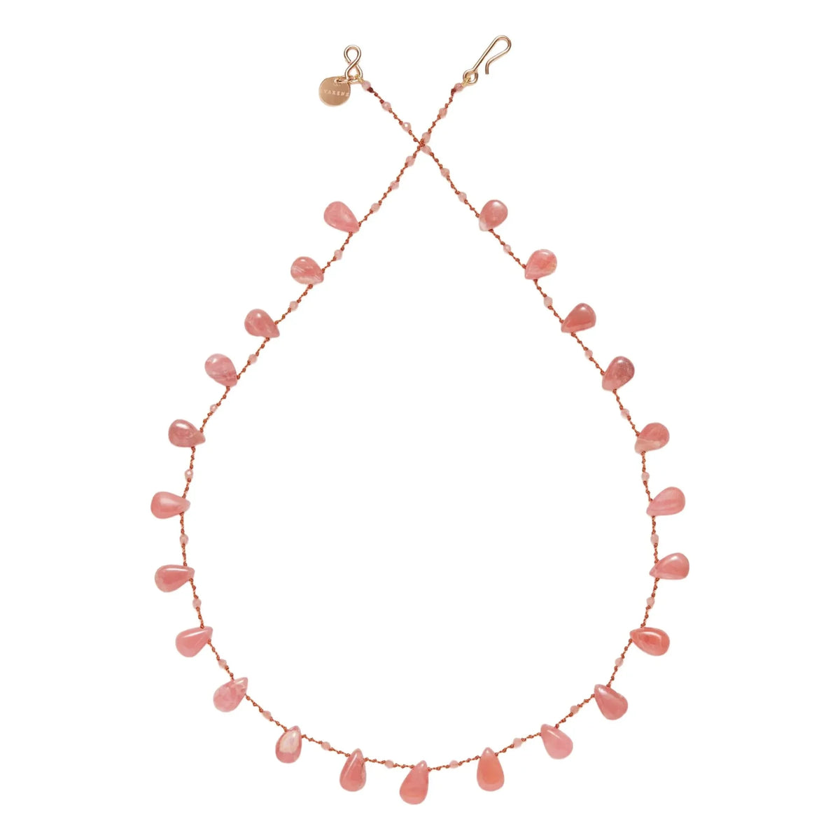 Ivarene - Cheremoya Damla & Boncuk kolye | Rhodochrosite