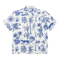 Universal Works - Chemise Camp Jungle Toile Hemd | Weiß