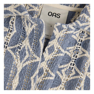 OAS - Vestido polo de ganchillo Arko Nuri | Azul