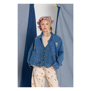 Hundred Pieces - Denim Mercury Ceket Botlar | Mavi