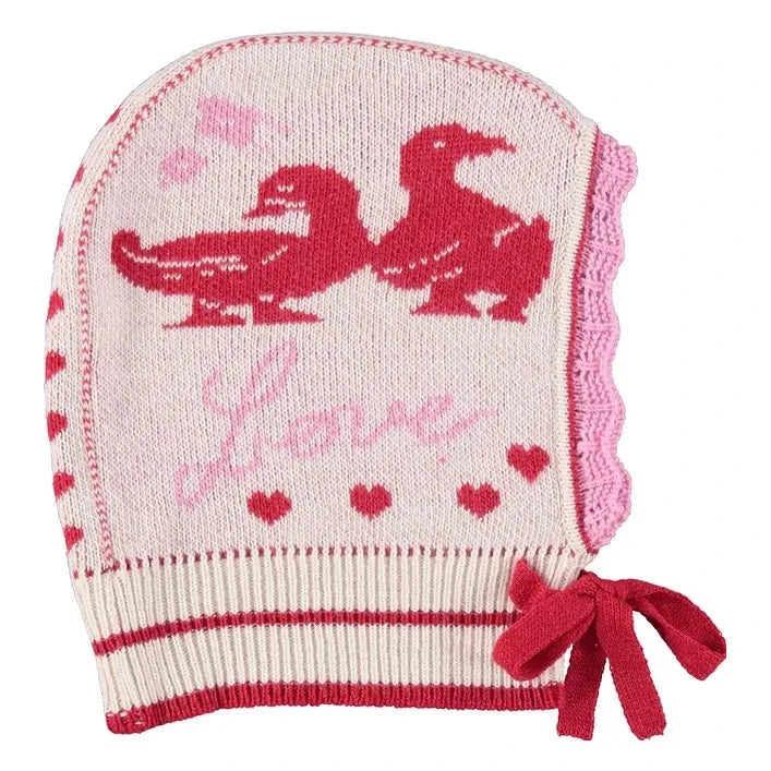Bebe Organic - Pasamontañas de Lana Love | Rosa