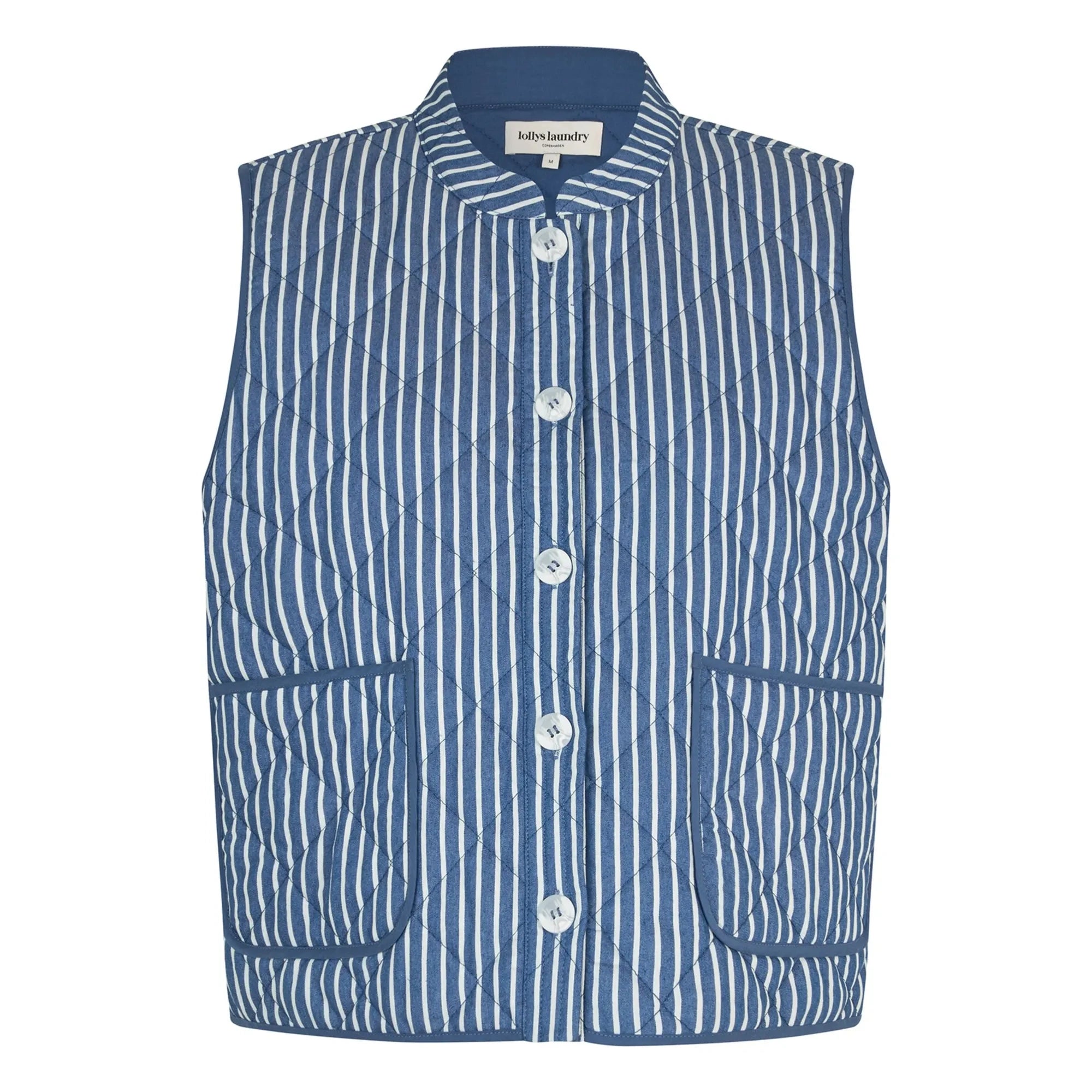 Lollys Laundry - Cairo Stripes Kolsuz Ceket | Mavi