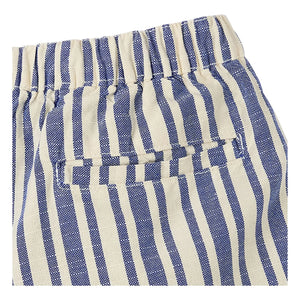 Fabula - Striped Bermuda Shorts | Light Blue