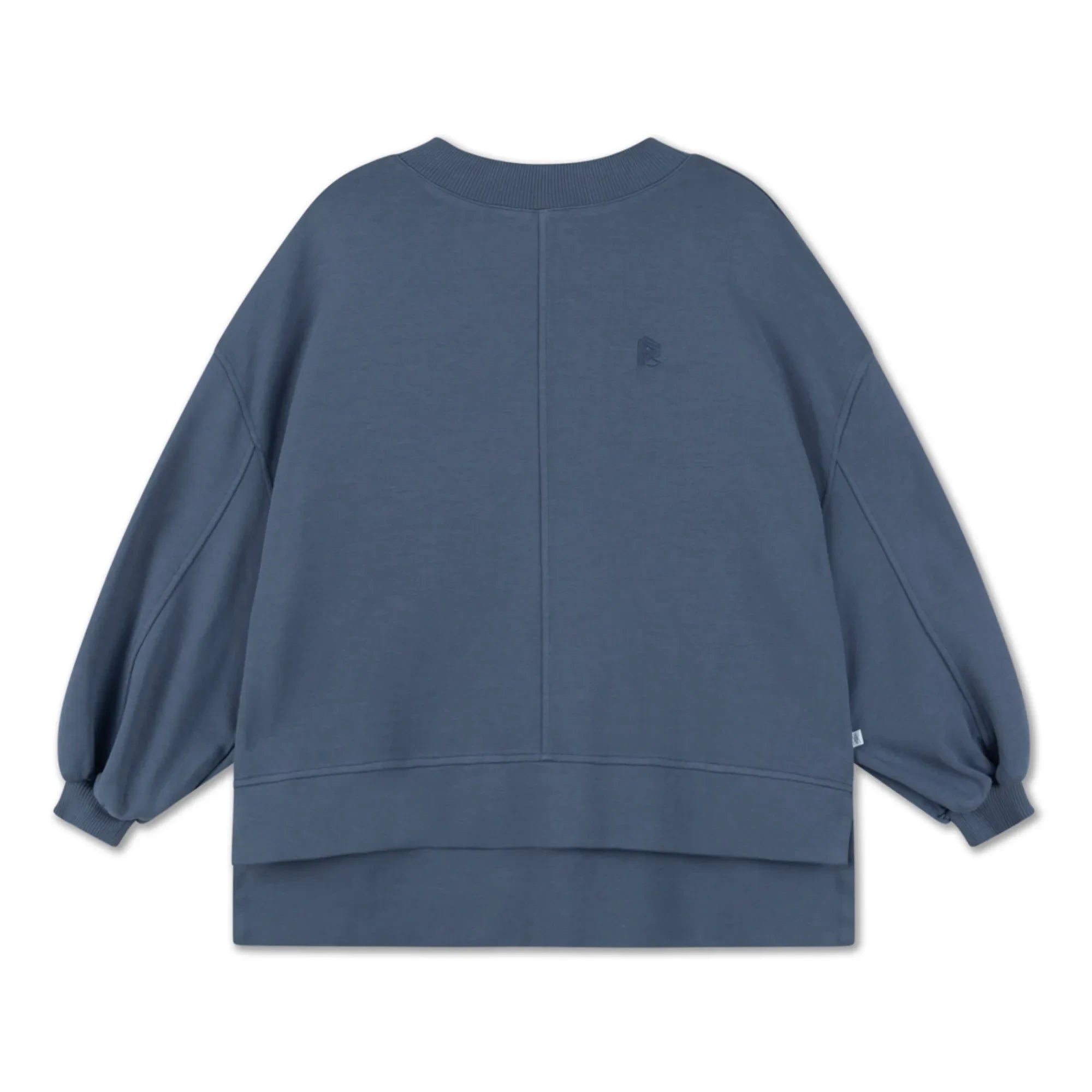 Repose AMS - Kutu formunda organik pamuklu sweatshirt | Kömür grisi