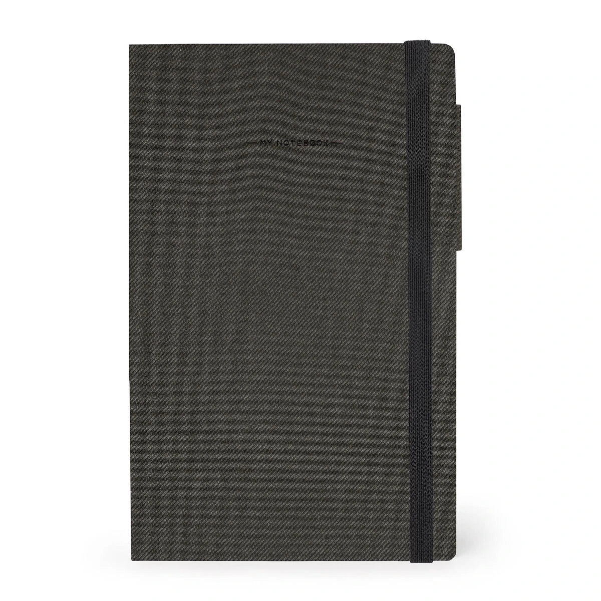 Legami - Çizgili Defter, Mono Renk Yumuşak Kapak - Derin Grafit - Benim Defterim