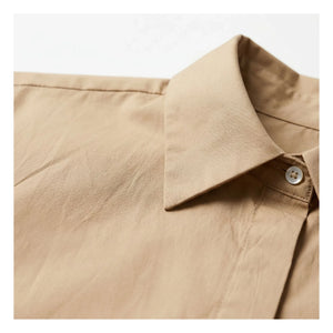 Smallable Woman - Crop Bella Shirt | Frosted Brown