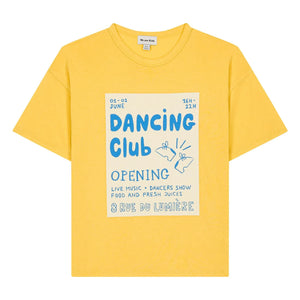 We Are Kids - Dylan Dancing Club Tişört Organik pamuk | Sarı
