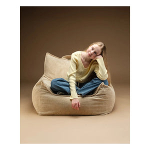 Wigiwama - Sillón club de pana Teen | Marrón claro