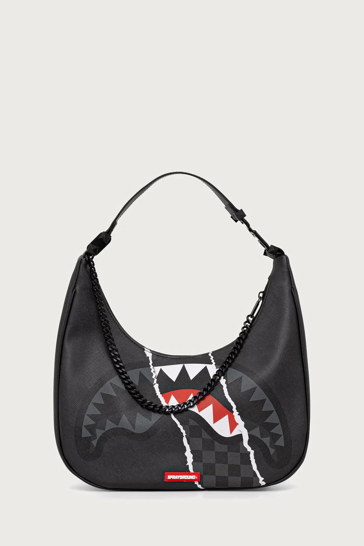 Sprayground - Gray Faux Leather Women's Shoulder Bag 910B9353NSZ