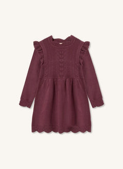Fliink - Alilly Triko Elbise | Bordo