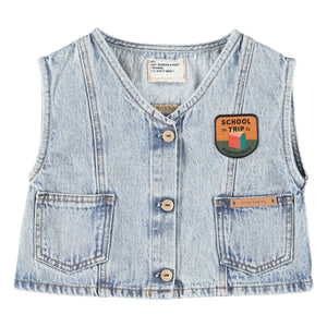 Piupiuchick - Captain Denim Kolsuz Ceket | Açık Mavi