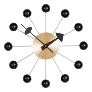Vitra - Wall Clocks - Ball Clock George Nelson, 1948-1960 | Schwarz