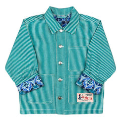 Club Trésor - Chaqueta de traje a rayas Evolucionary Wear | Verde