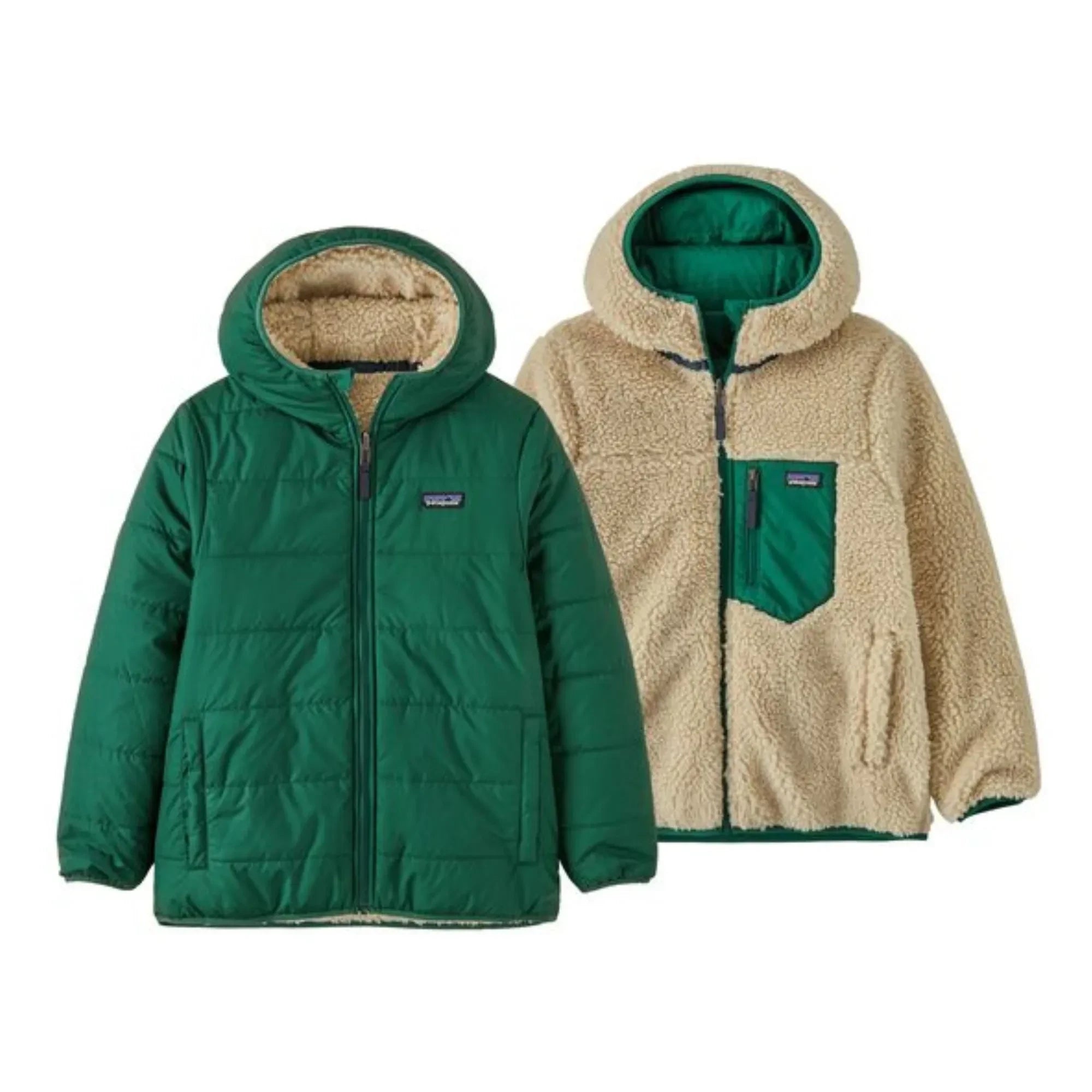 Patagonia - Ready Freddy Çift Taraflı Kaz Tüyü Ceket Geri Dönüştürülmüş Elyaf | Yeşil
