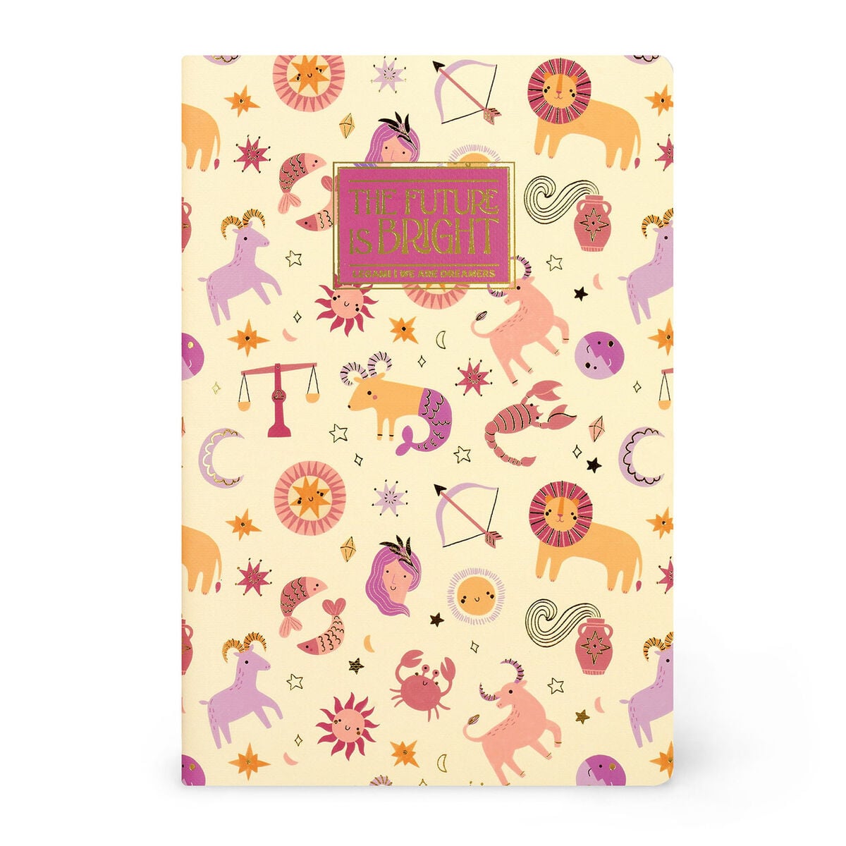 Legami - A5 Lined Defter ile Illustrated Hard Kılıf - Zodiac