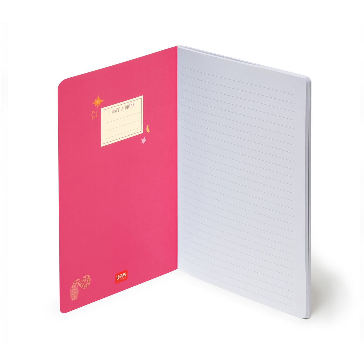Legami - A5 Lined Defter ile Illustrated Hard Kılıf - Zodiac